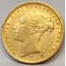 AUSTRALIA 1879 . ONE 1 SOVEREIGN . SYDNEY . GOLD . DIE CRACKS